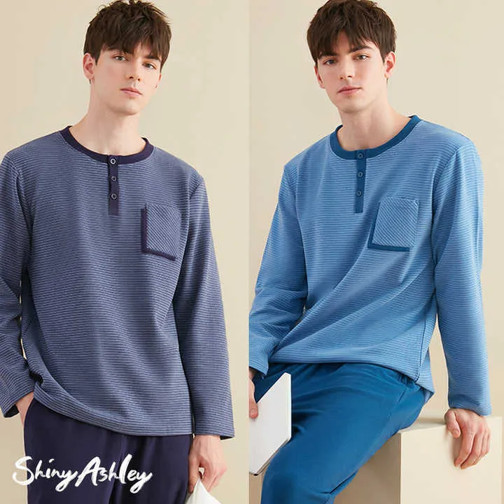 ملابس منزلية دافئة للرجال للخريف والشتاء . Men's Warm Home Clothes for Autumn and Winter, Elastic