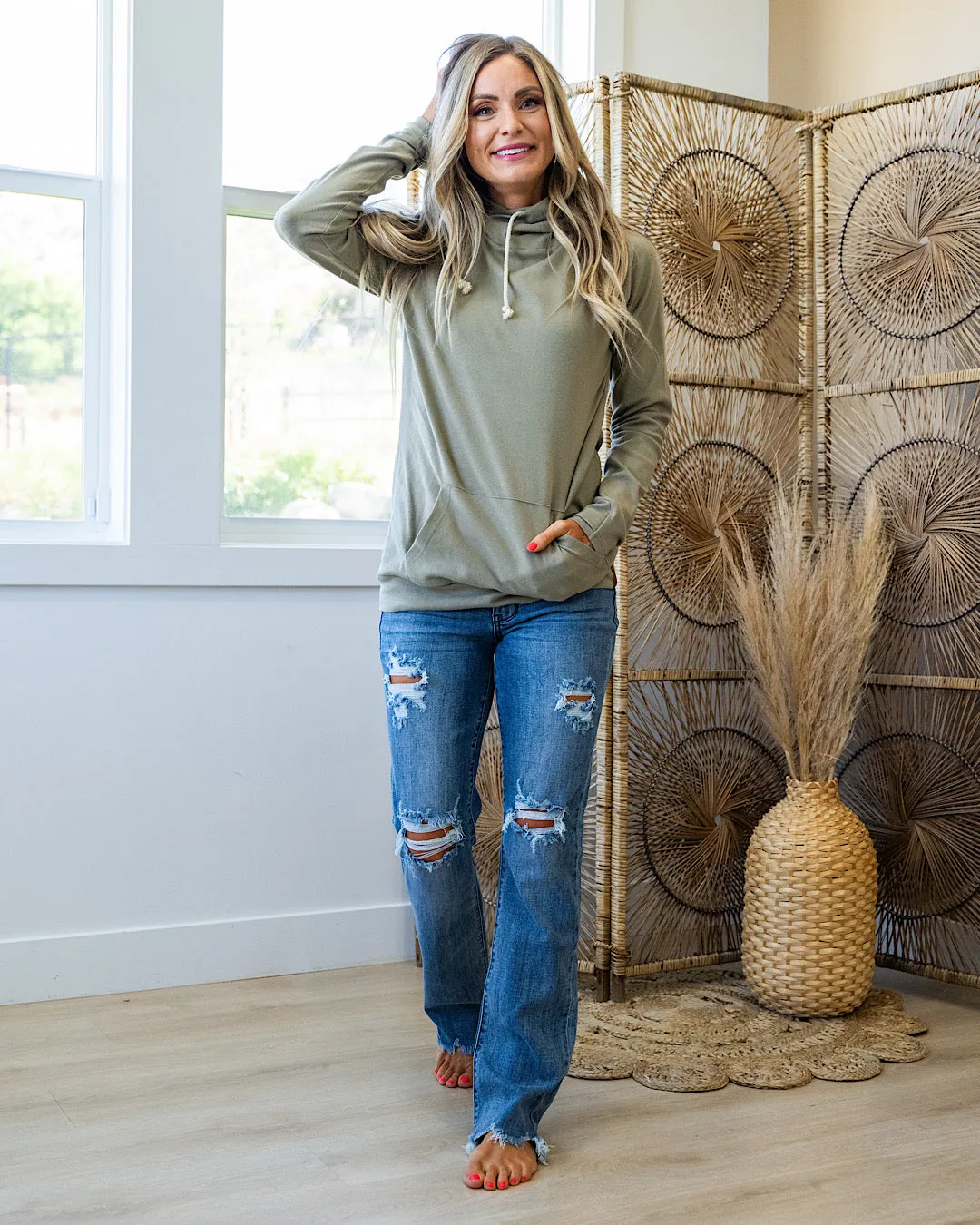 Ampersand Ave Me & You Doublehood Sweatshirt