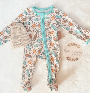 Baby Boys Soft Sleepers - Summer Lovin Surf