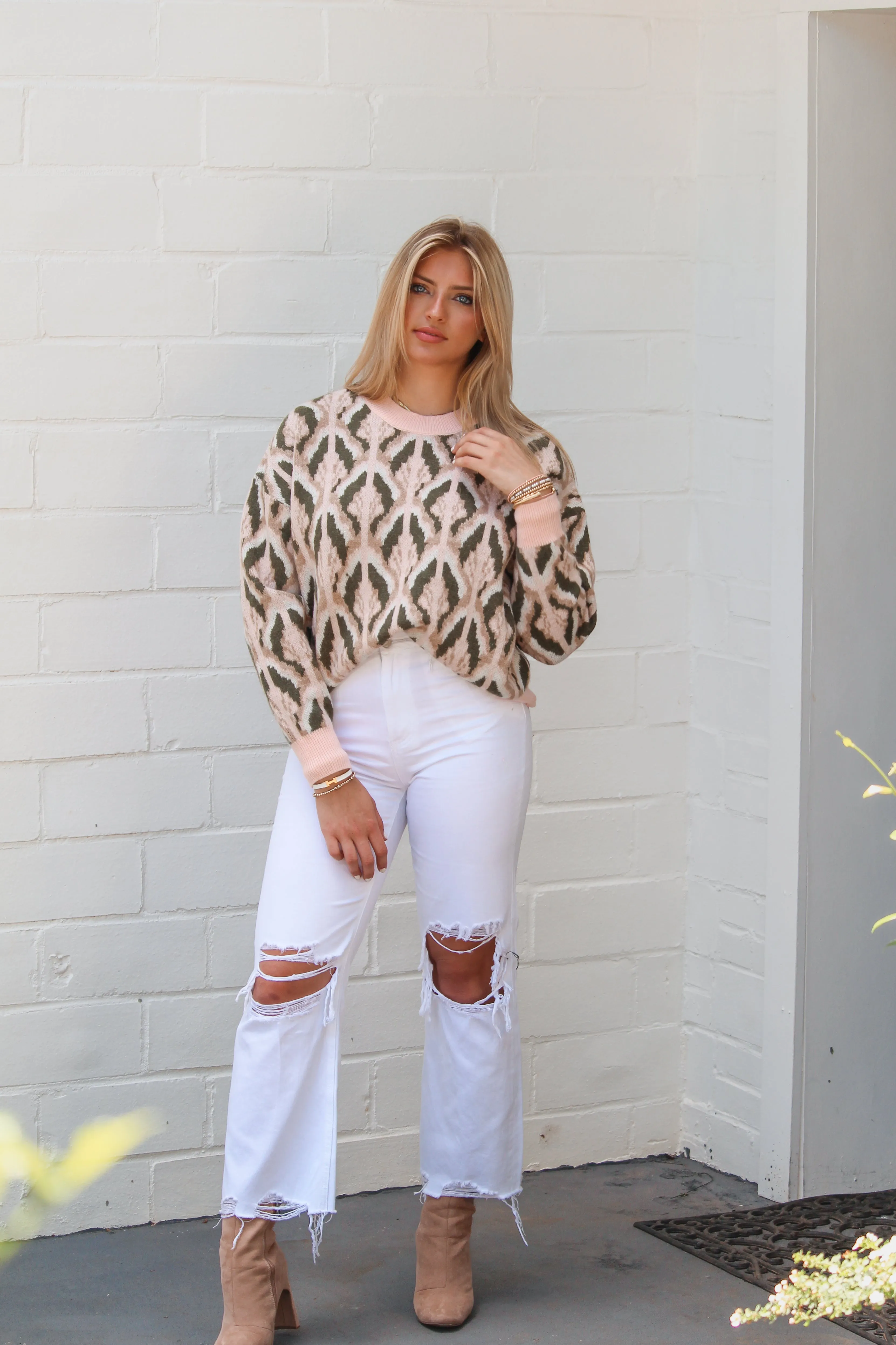 Barbra White Vintage Crop Flare Jeans