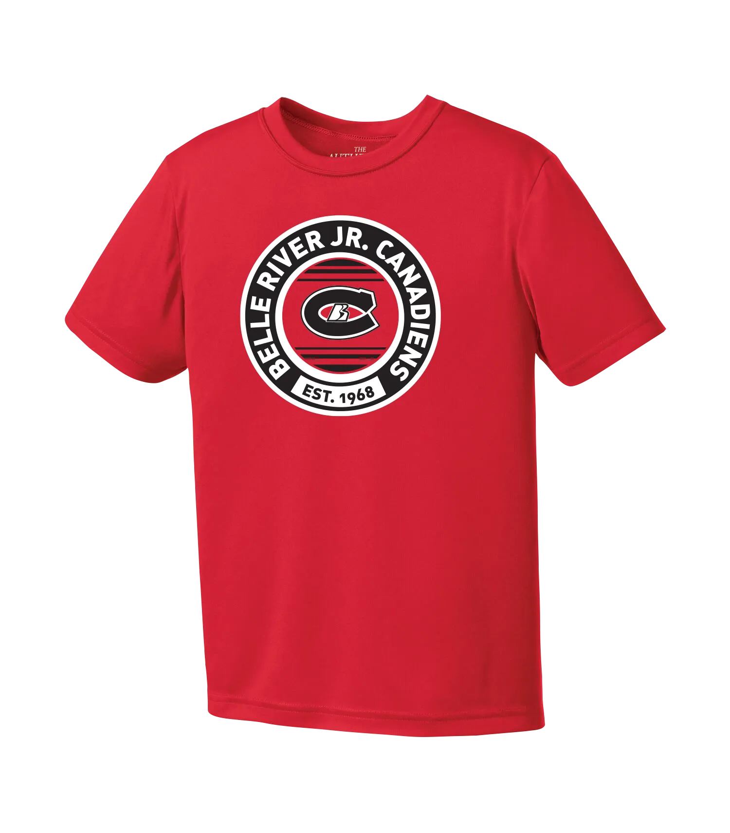 Belle River Jr Canadiens Youth Dri-Fit T-Shirt with Printed Logo