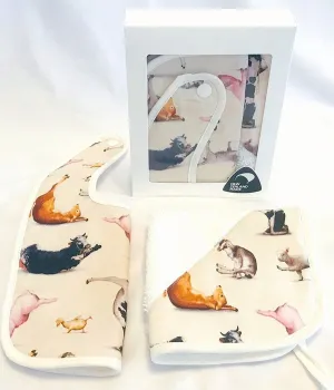 Bib   Face Cloth Set