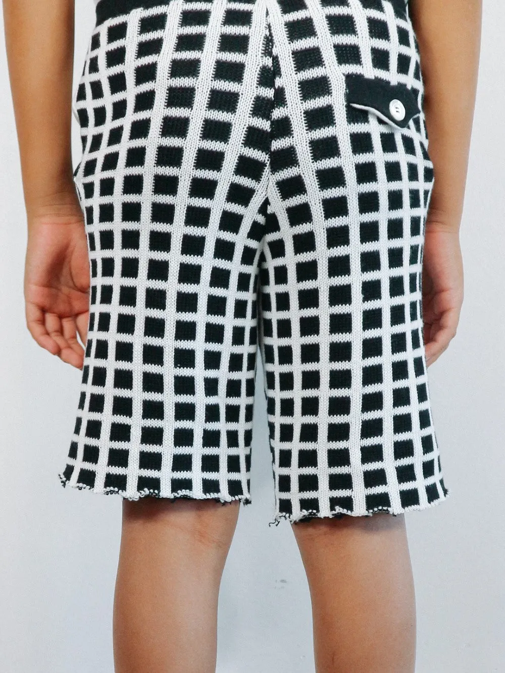 Black and White Shorts