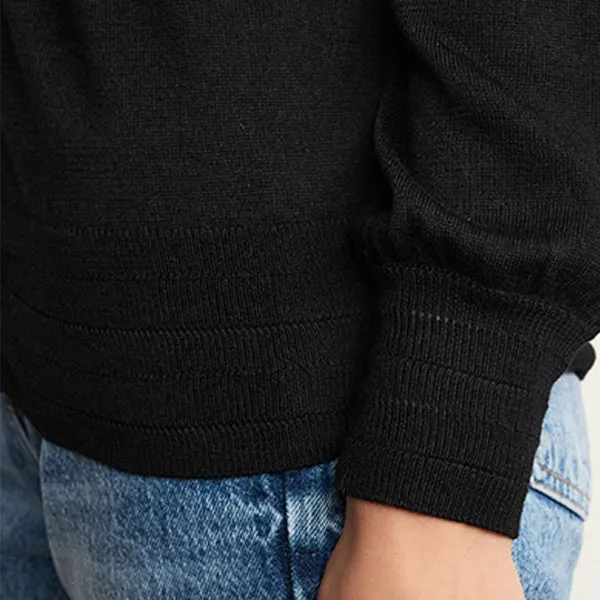 Black Button Cardigan
