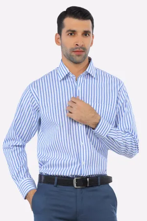 Blue Awning Stripe Formal Shirt