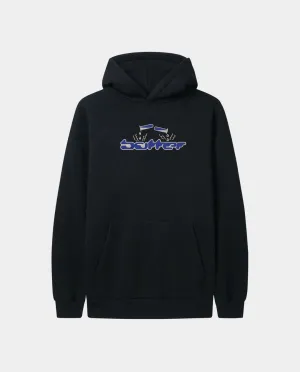Butter Goods - Corrosive Applique Pullover Hood - Black