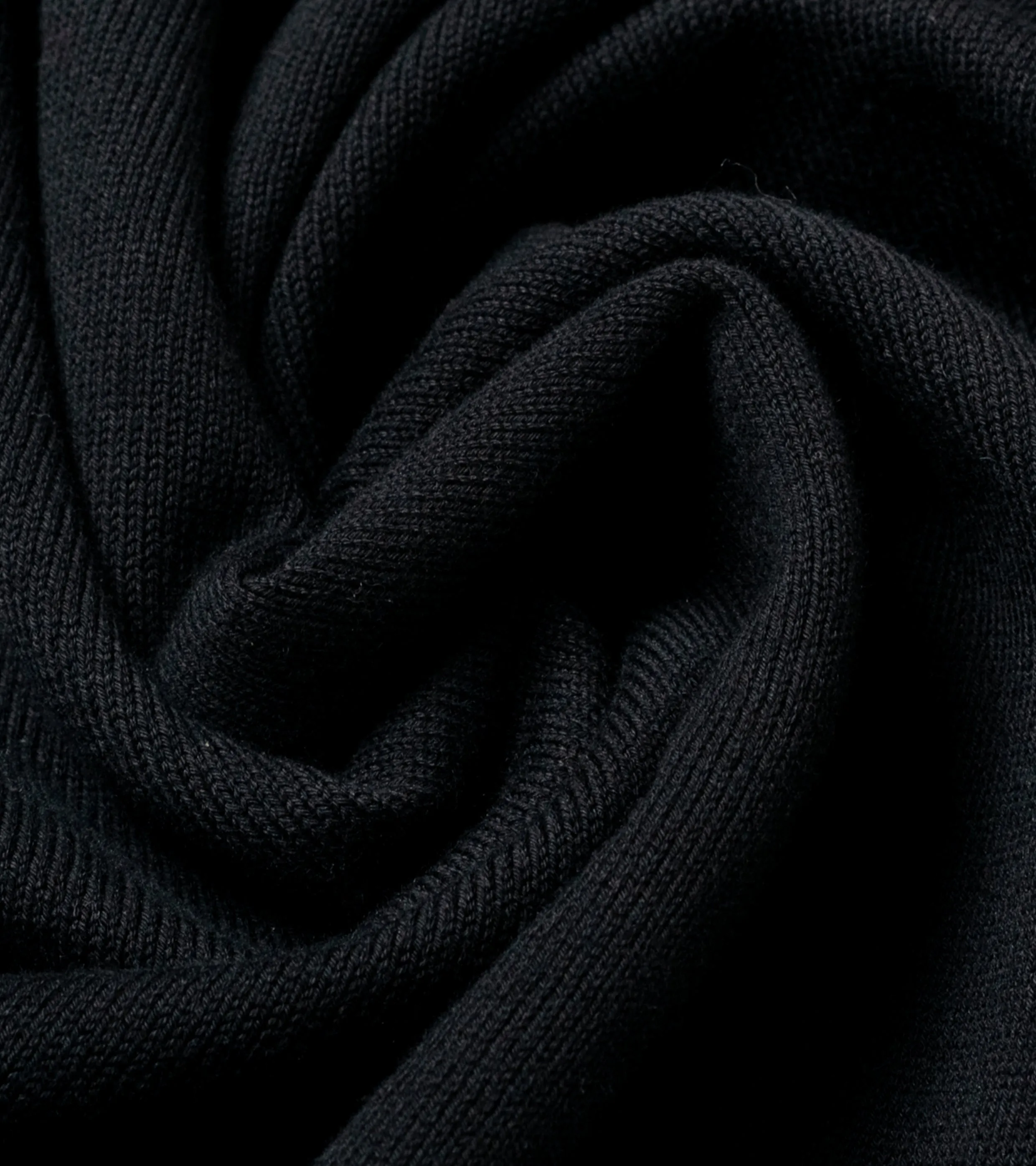 Cotton Short Sleeve ‘Skipper’ Polo Black