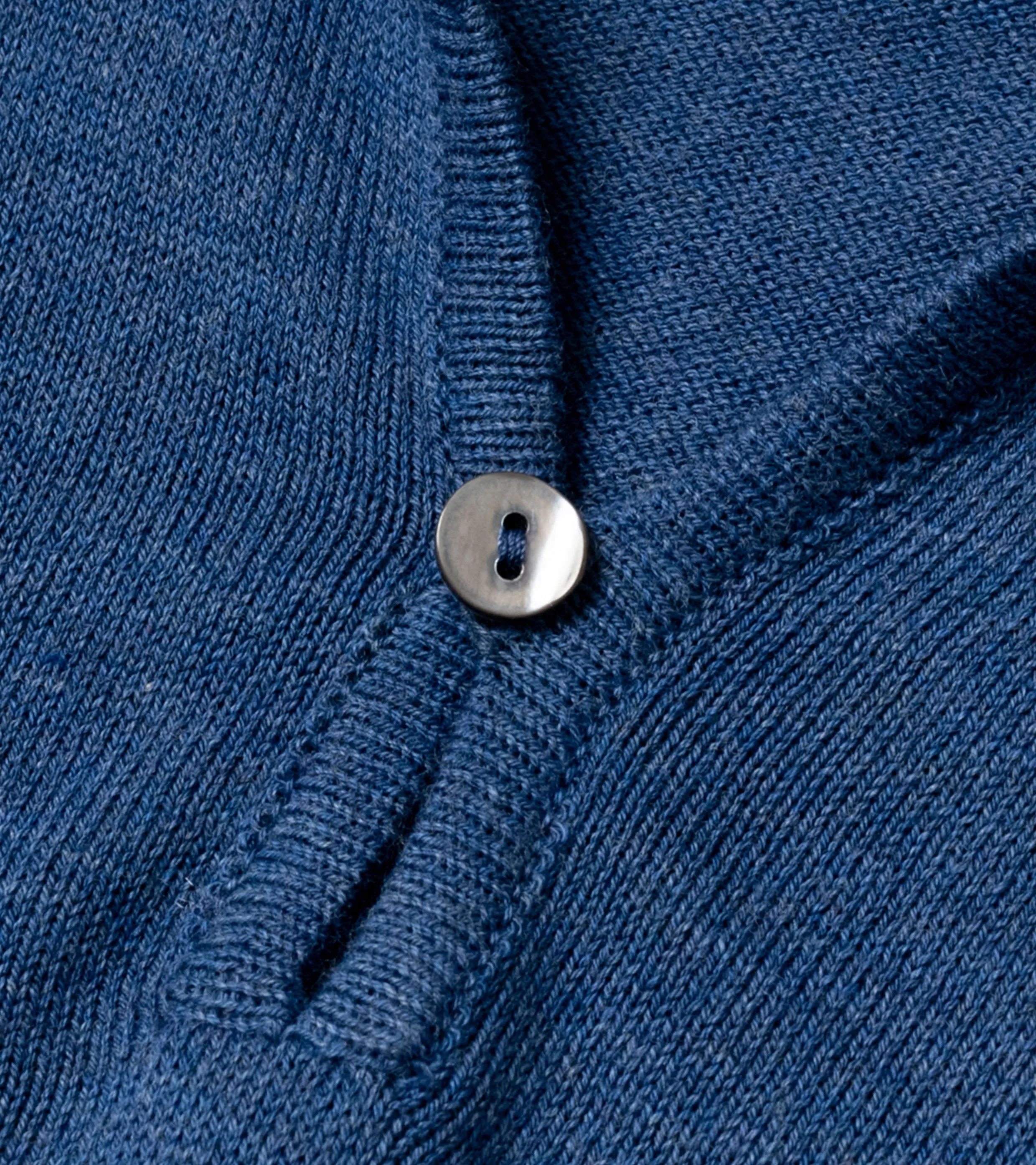 Cotton Short Sleeve ‘Skipper’ Polo Blue
