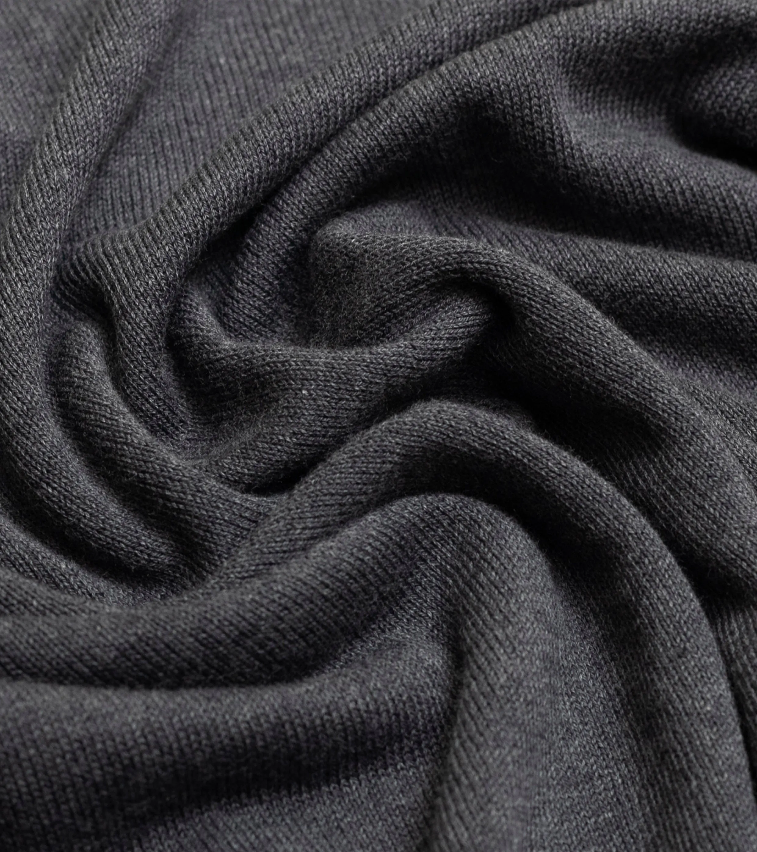 Cotton Short Sleeve ‘Skipper’ Polo Charcoal