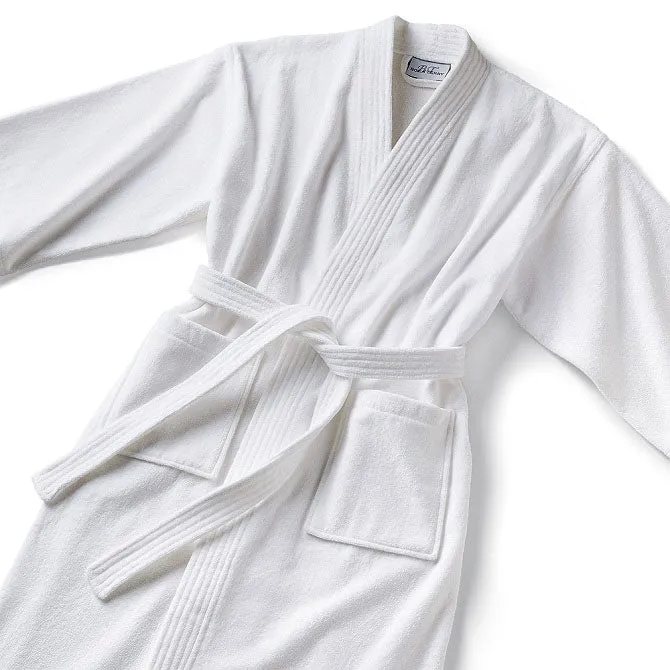 Cotton Terry and Cotton Velour Basic Kimono Bath Robe by Boca Terry