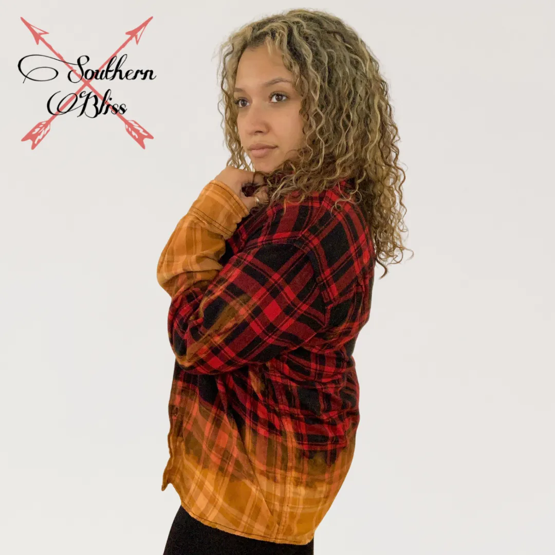 Curvy Classic Red Plaid Flannel