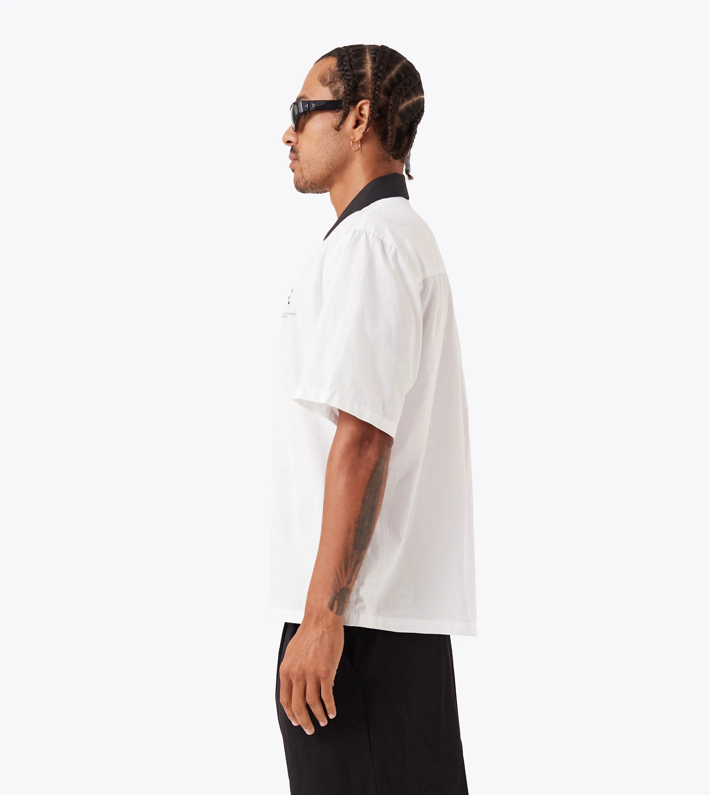 Design House SS Shirt White/Black