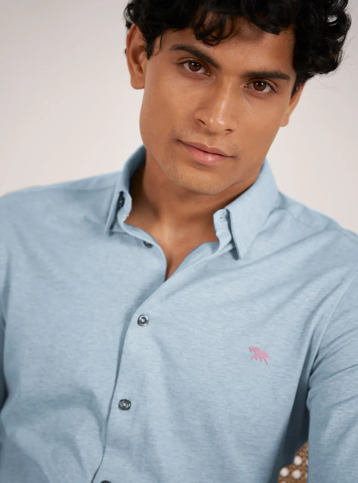 Dolphin Melange KnitShirt