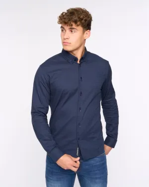 Edgeworth Slim Fit Shirt Navy