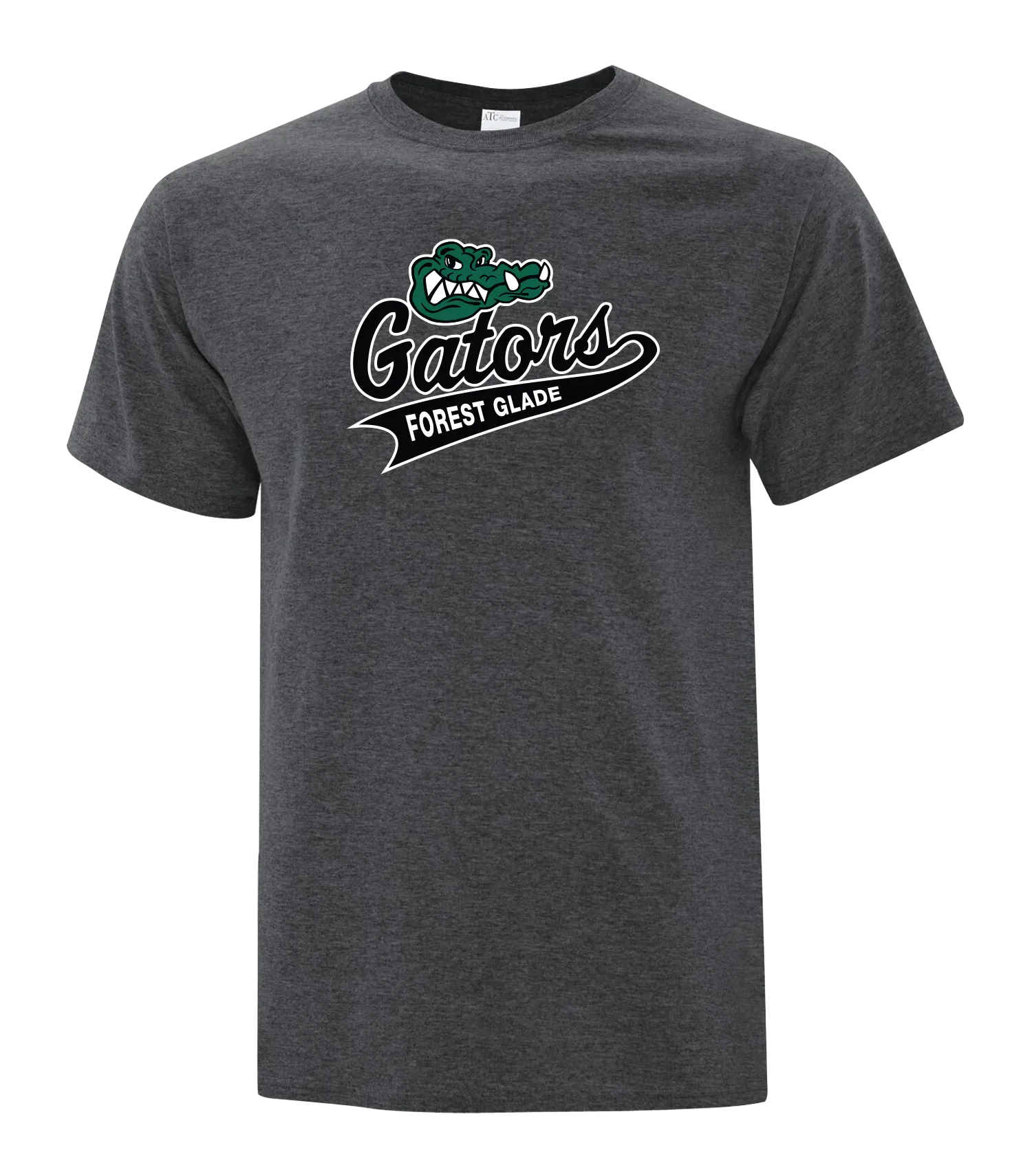 Forest Glade Gators Youth Cotton T-Shirt with Printed Logo