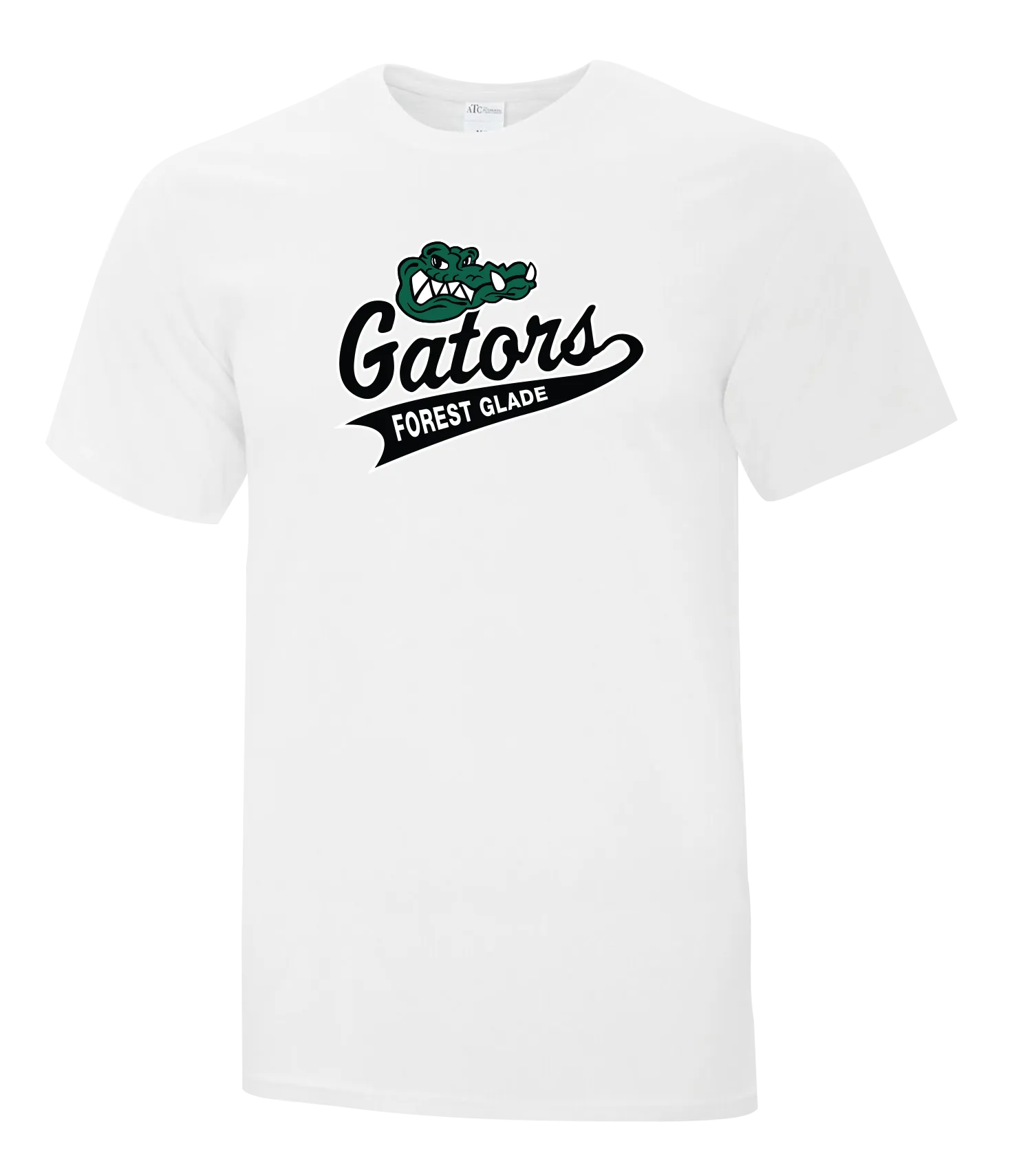 Forest Glade Gators Youth Cotton T-Shirt with Printed Logo