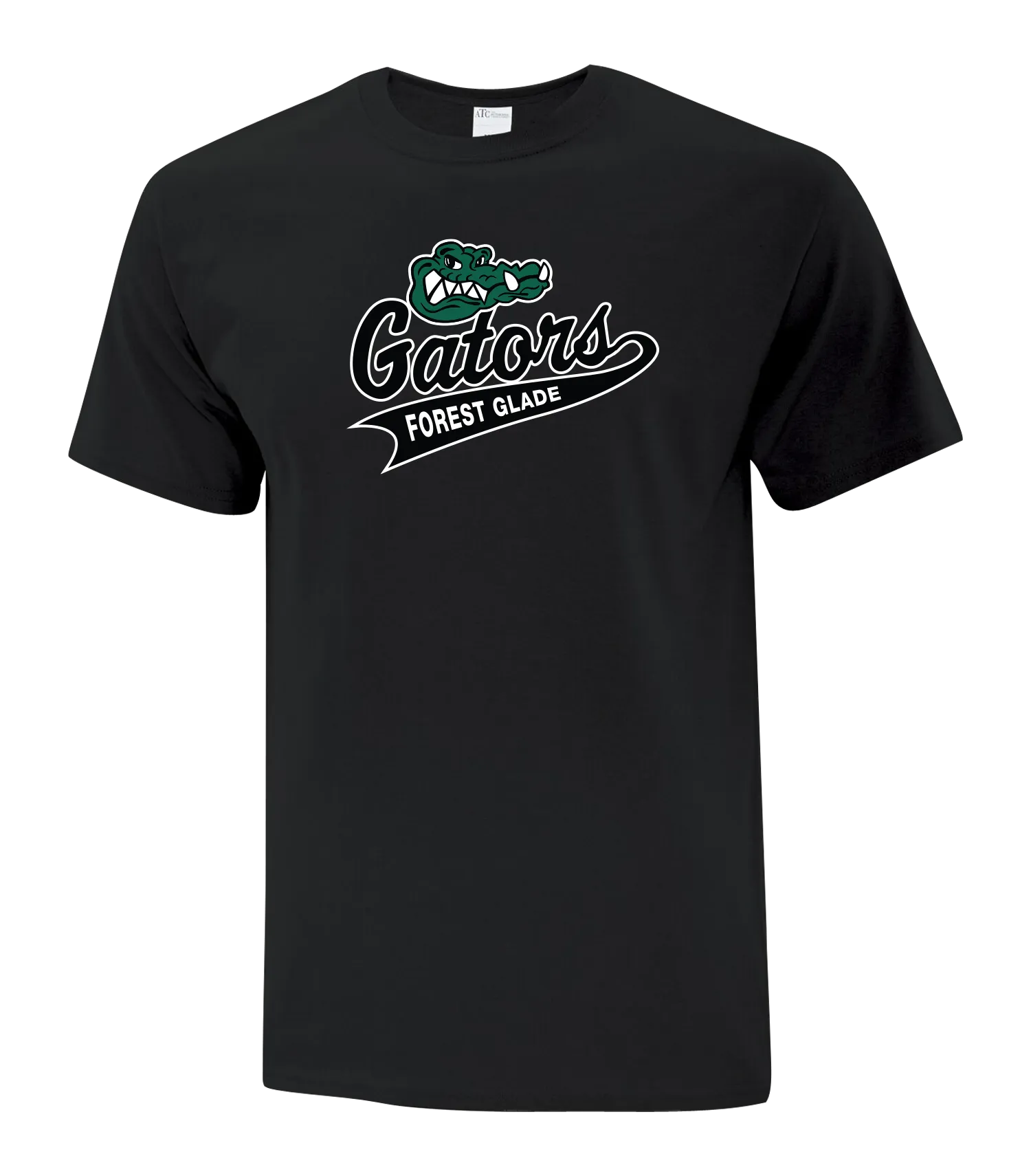 Forest Glade Gators Youth Cotton T-Shirt with Printed Logo