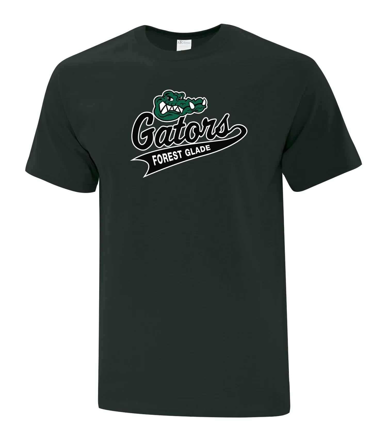 Forest Glade Gators Youth Cotton T-Shirt with Printed Logo