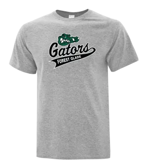 Forest Glade Gators Youth Cotton T-Shirt with Printed Logo