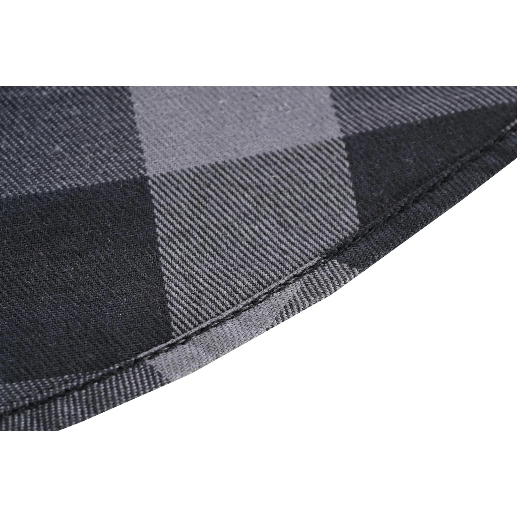 Gray Champ Men's Gray Black Sleeveless Flannel