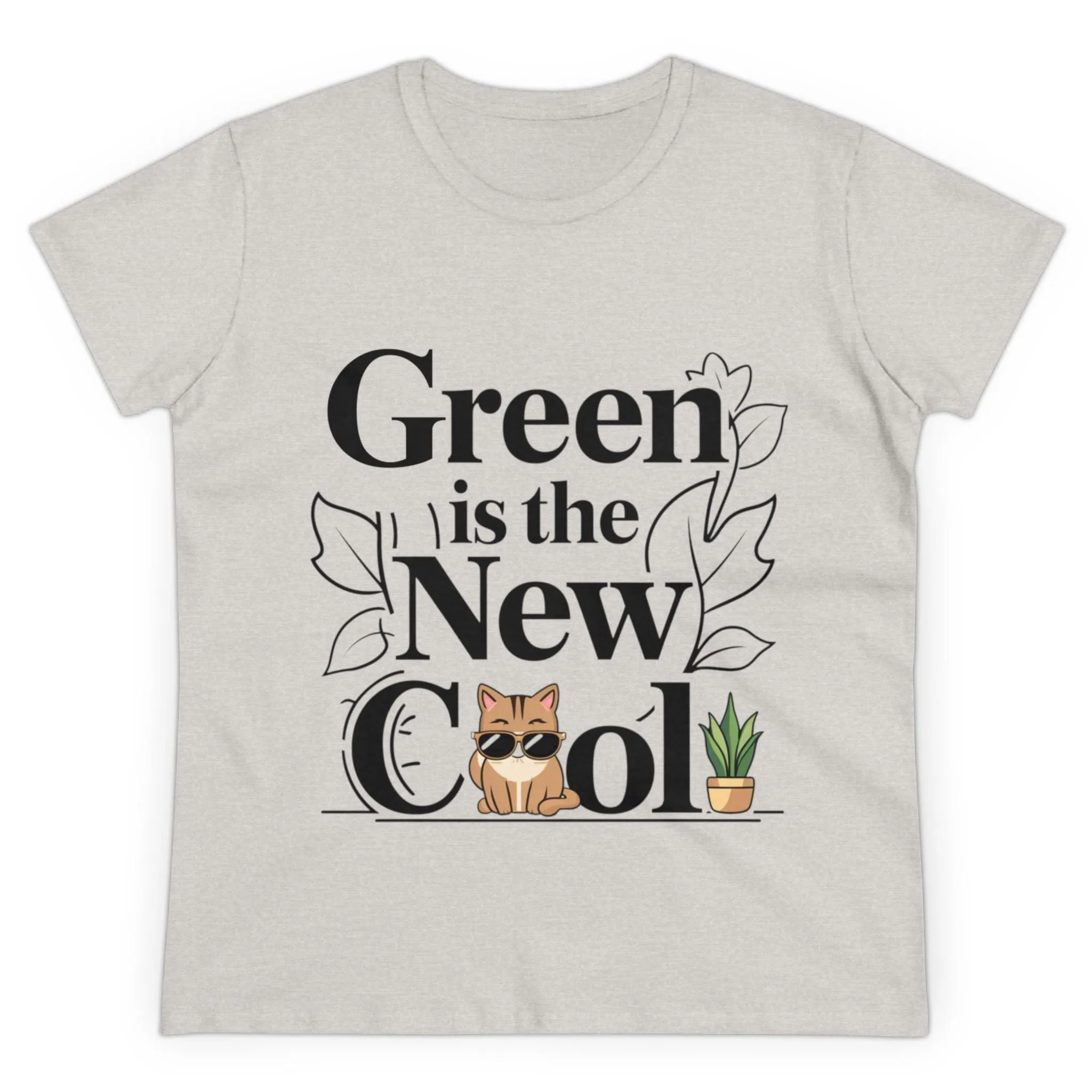 Green Is The New Cool Short Sleeve Regular Fit Cotton T-Shirt