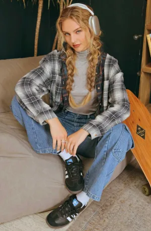 Hold That Thought Flannel Top
