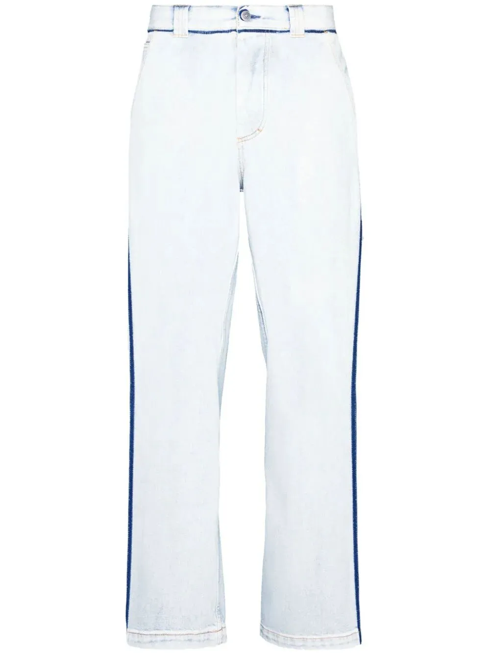 Japanese denim straight-leg jeans