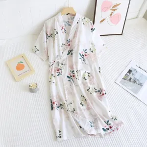 Japanese-Style Casual Bathrobe