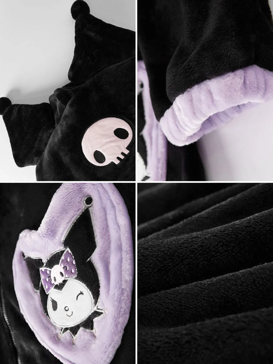 Kuromi Fleece Pajamas