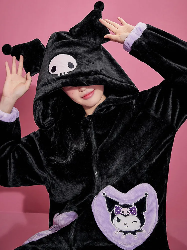Kuromi Fleece Pajamas