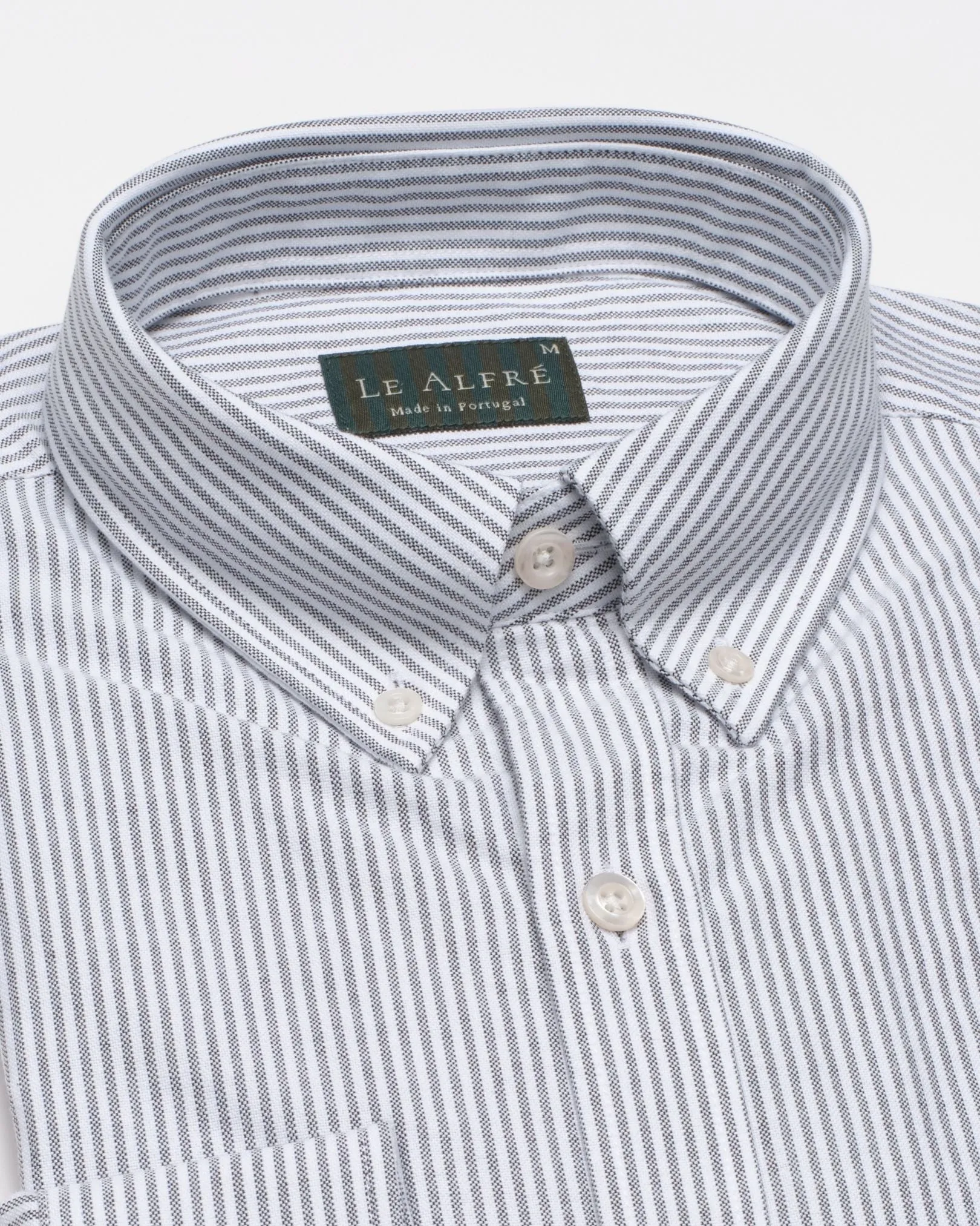 'Le Stripe' Black Oxford Shirt
