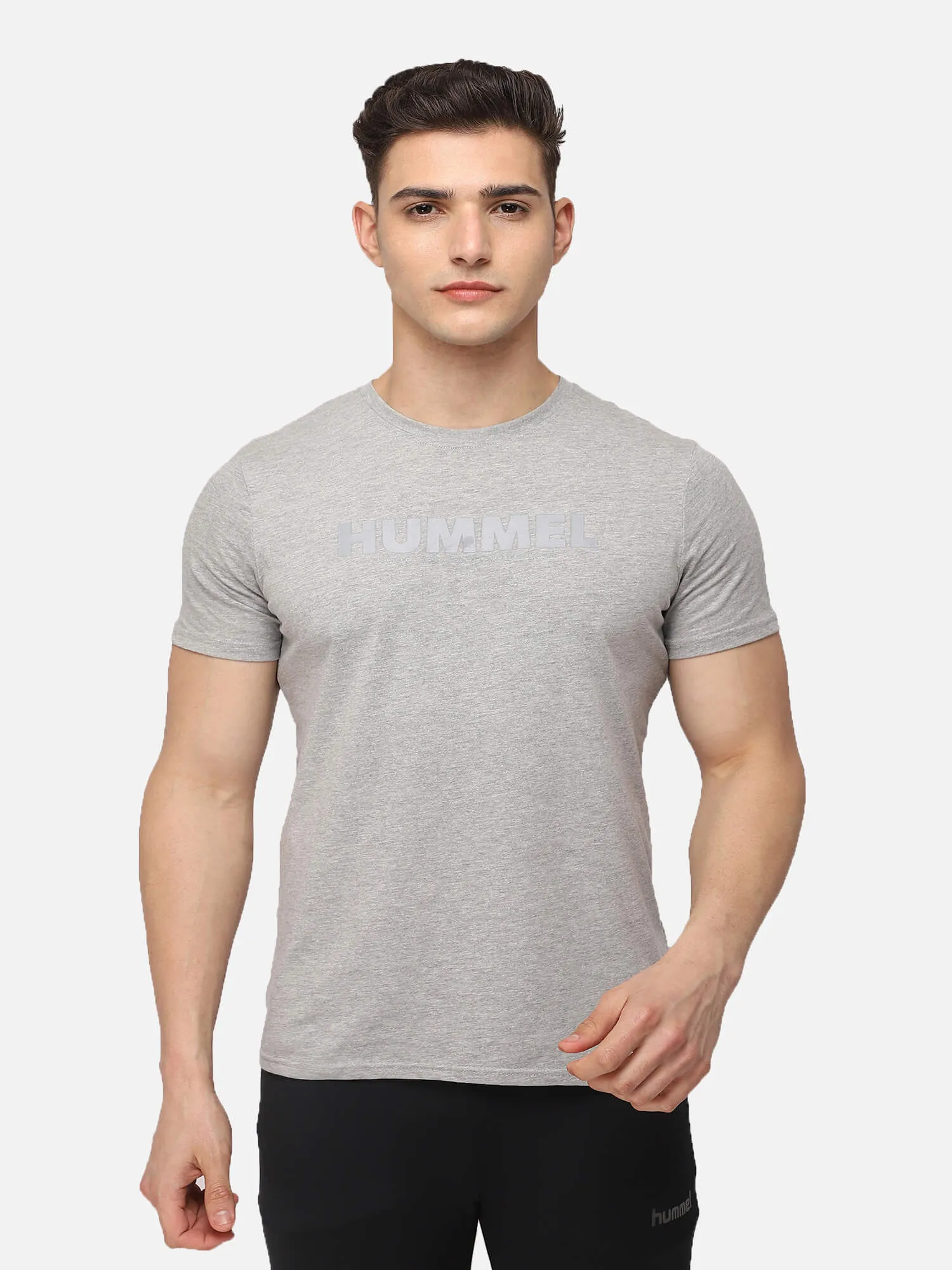 Legacy Round Neck Cotton Rich Half Sleeve Solid Regular fit Cottonpoly T-shirt for Men Comfortable soft Breathable Fabric Stretchable for Everyday Use Ideal for Casualwear