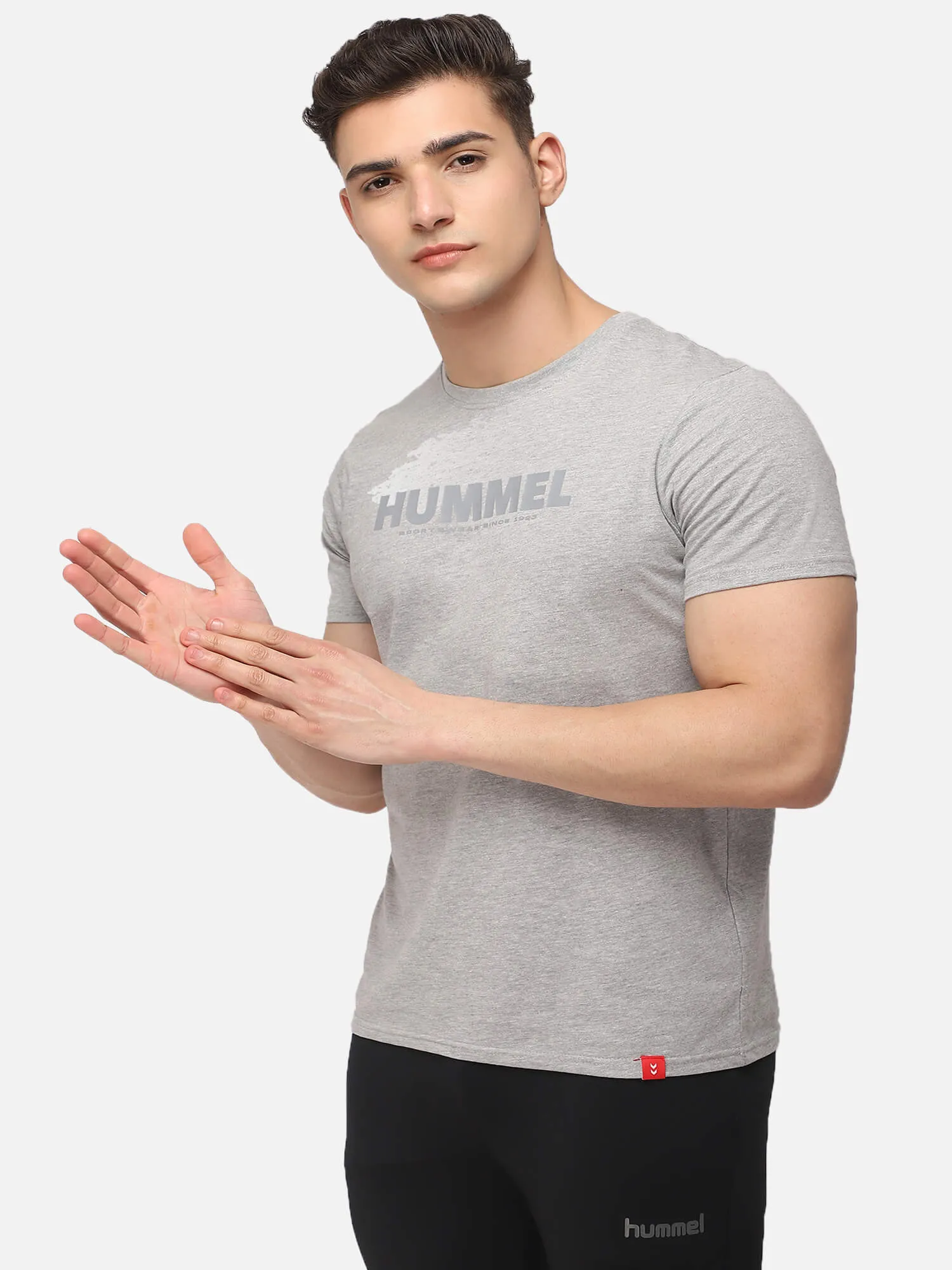 Legacy Round Neck Cotton Rich Half Sleeve Solid Regular fit Cottonpoly T-shirt for Men Comfortable soft Breathable Fabric Stretchable for Everyday Use Ideal for Casualwear