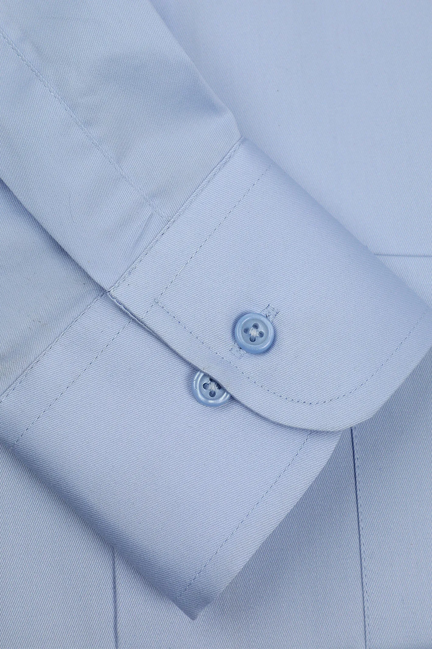 Light Blue Plain Formal Men Shirt
