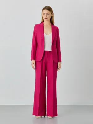 Loose Fit Trousers In Rayon Blend