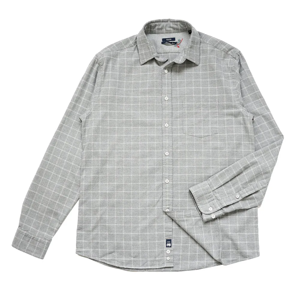 McKenzie Plaid Woven Shirt (Grey Checker)