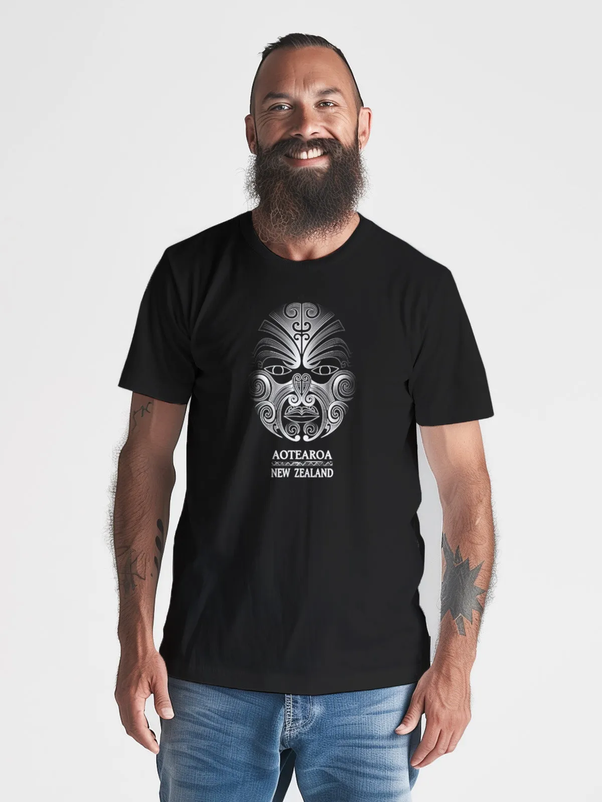 Mens Maori T Shirt - Ta Moko