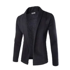 Mens Soft Cotton V Neck Cardigan Jumper Casual Sweater