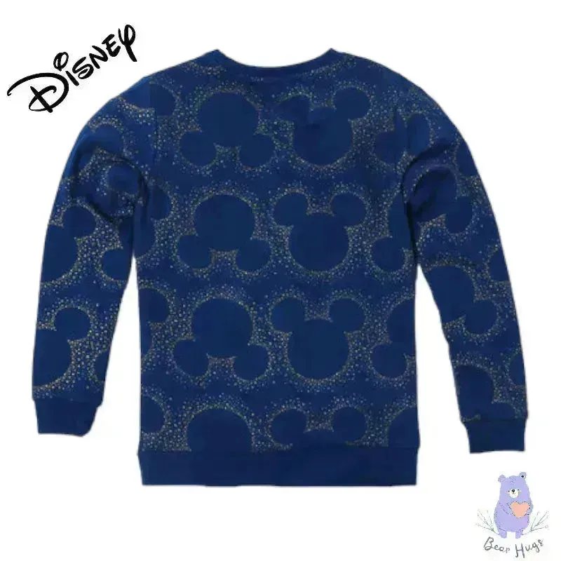 Minnie Mouse Print Crew-Neck Sweatshirt