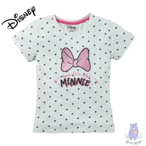 Minnie Mouse Print Round-Neck T-shirt