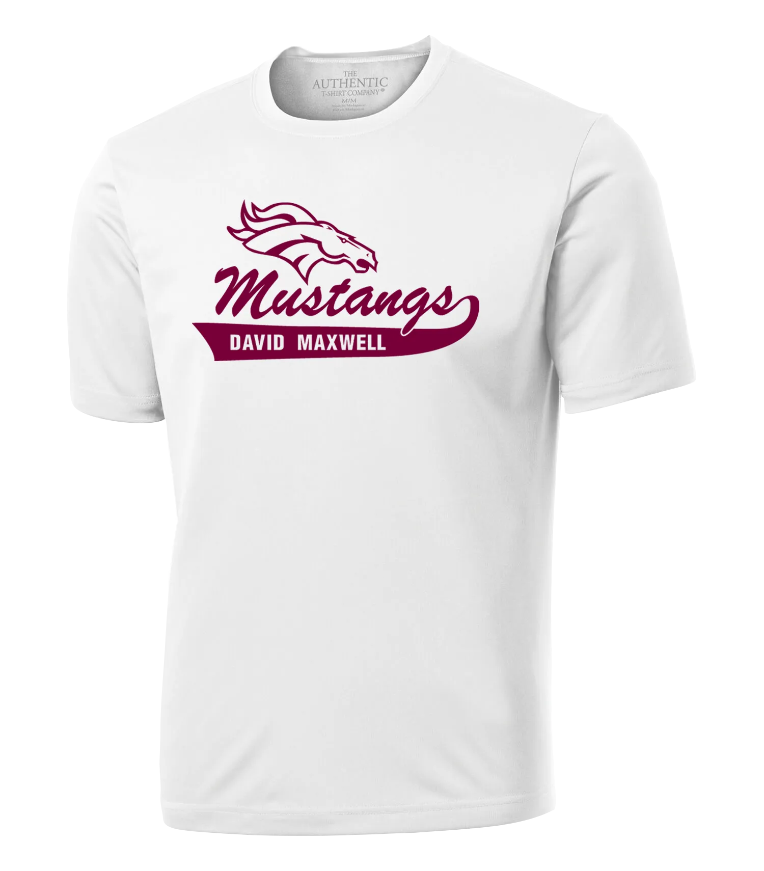 Mustangs Adult Dri-Fit T-Shirt with Printed Logo