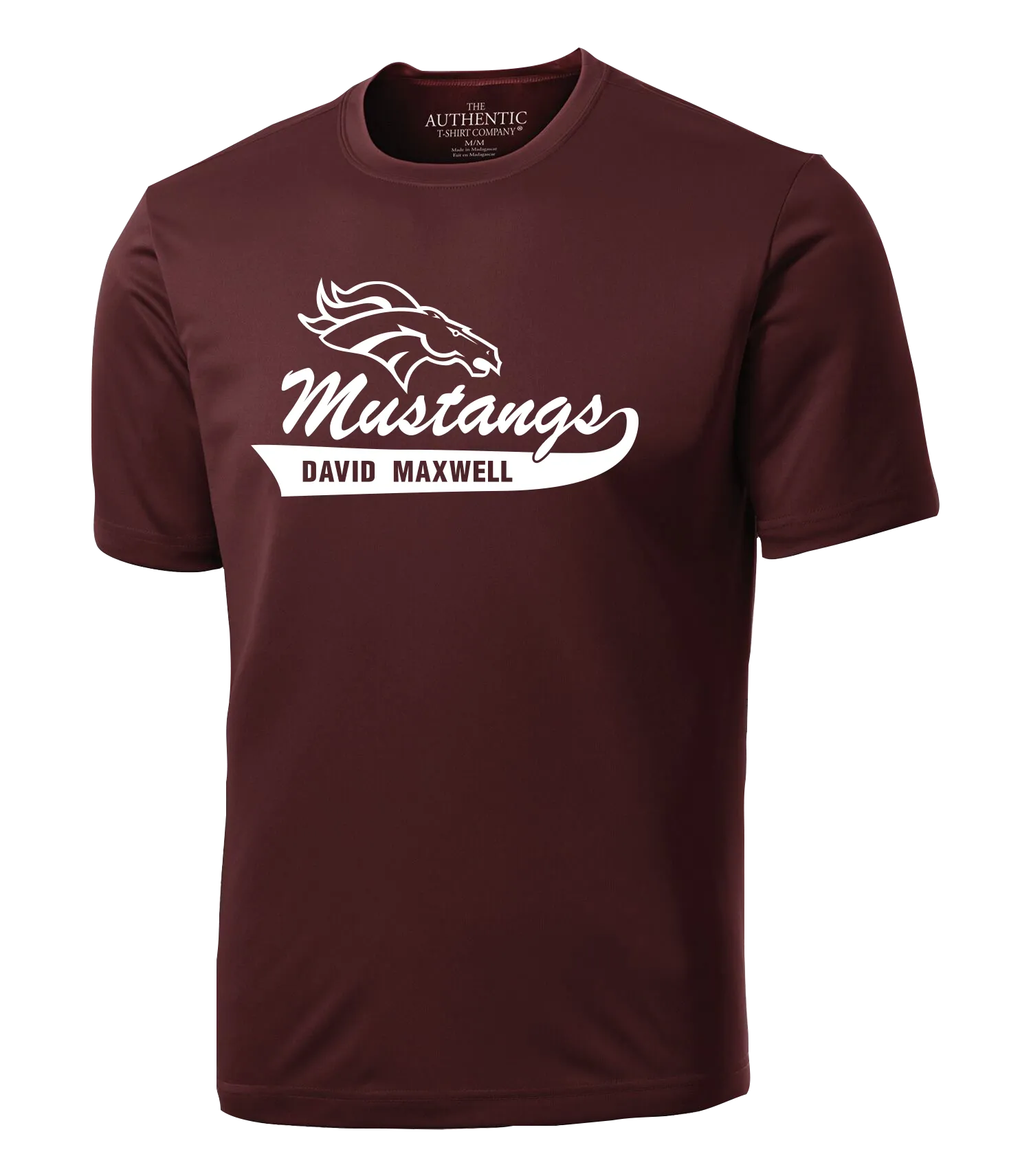 Mustangs Adult Dri-Fit T-Shirt with Printed Logo
