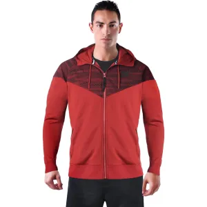 Nike Max Air Hybrid Windrunner Men's Hoodie Burgundy-Black