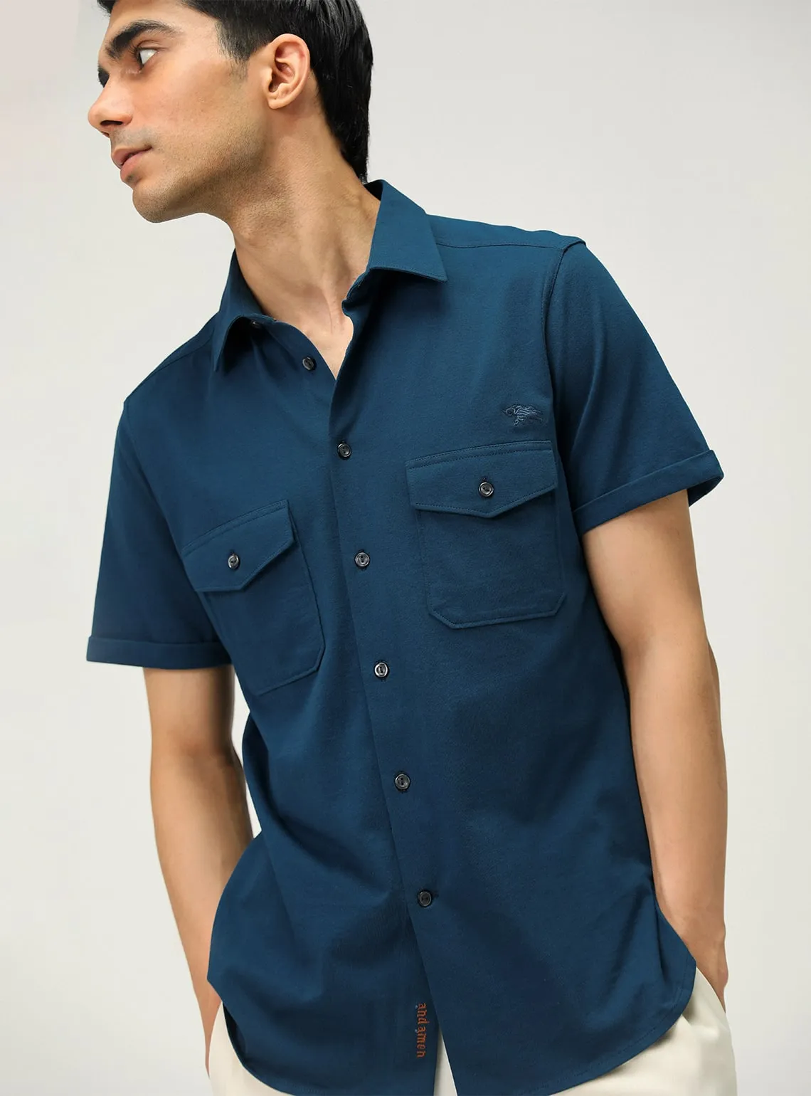 Nile Blue Shirt Half