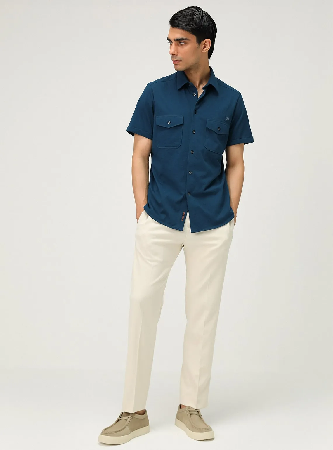 Nile Blue Shirt Half