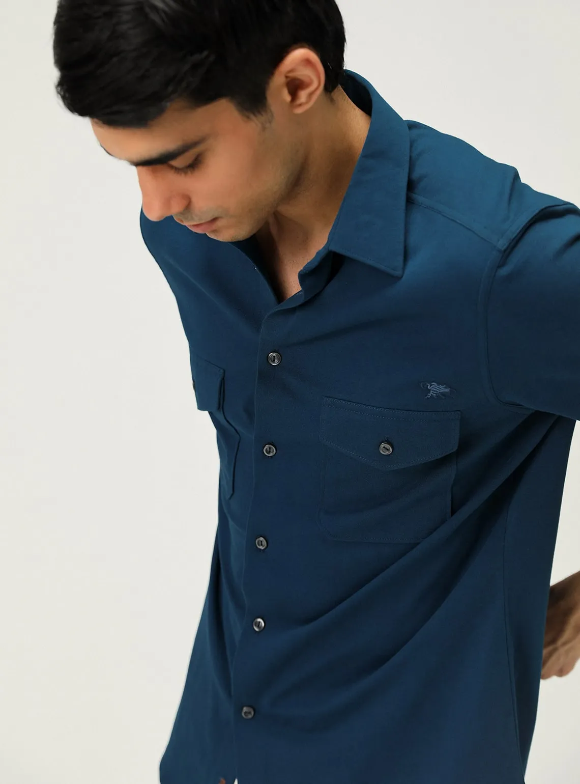Nile Blue Shirt Half