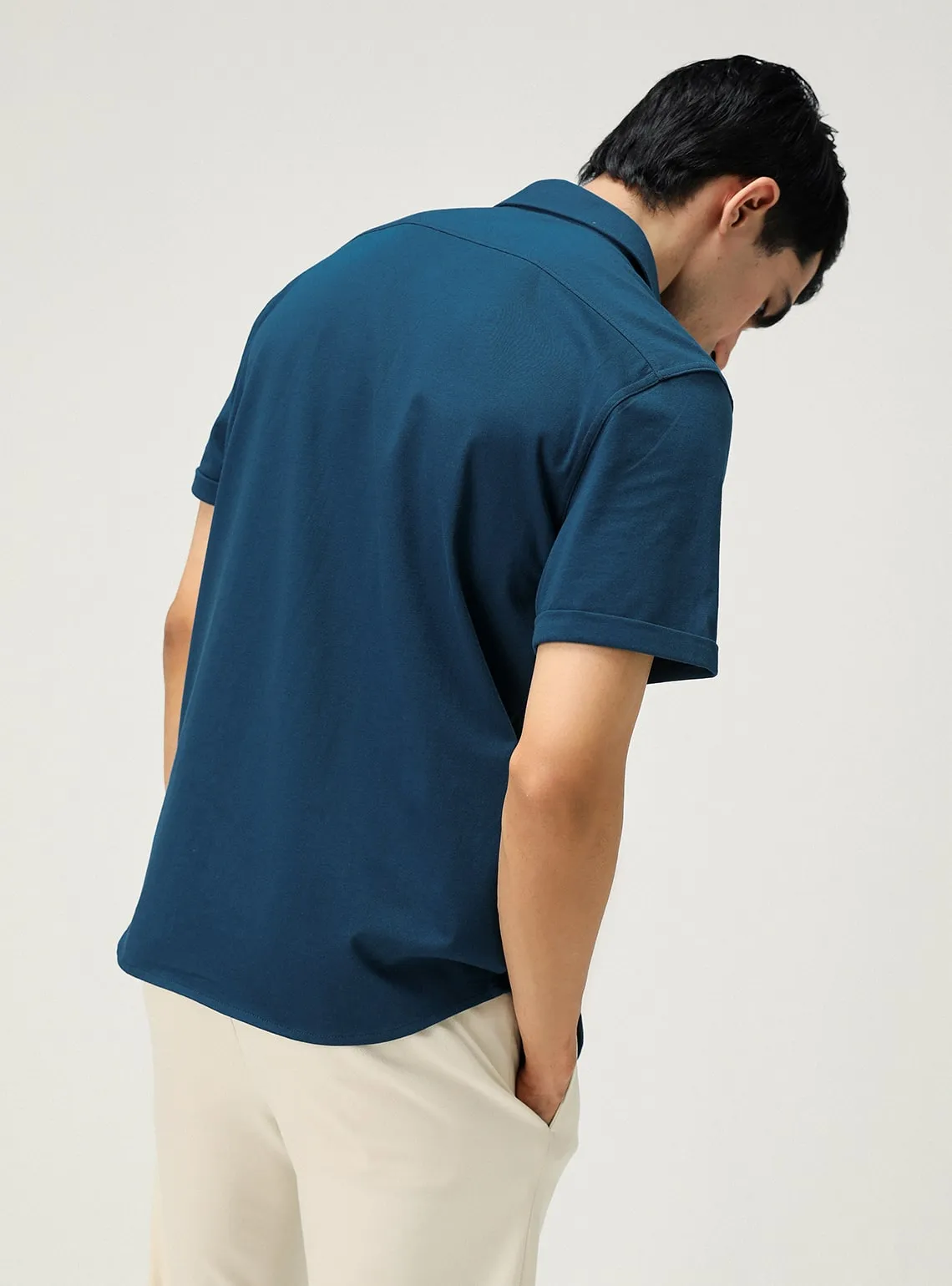 Nile Blue Shirt Half