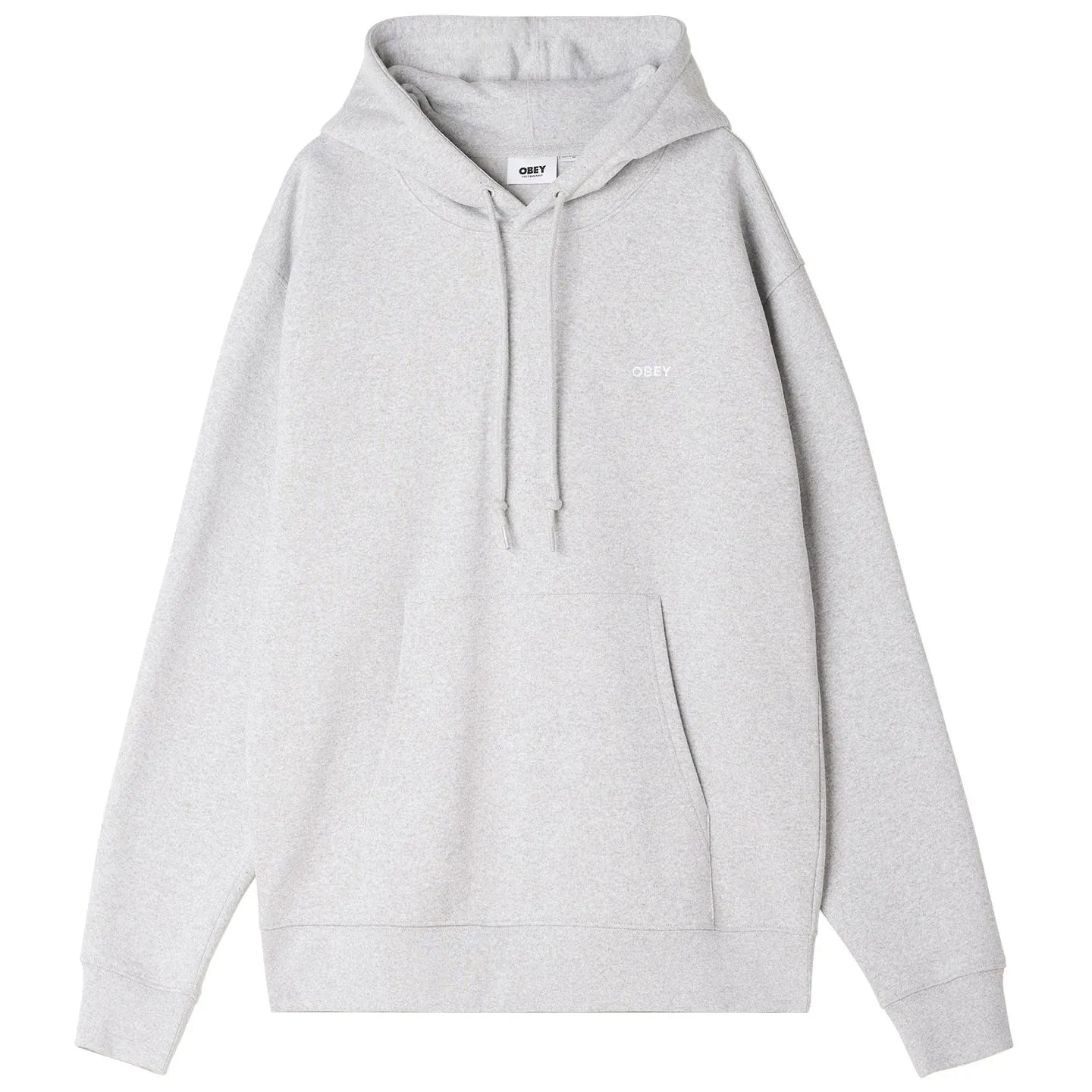 OBEY ESTABLISHED WORKS BOLD HOOD // ASH GREY