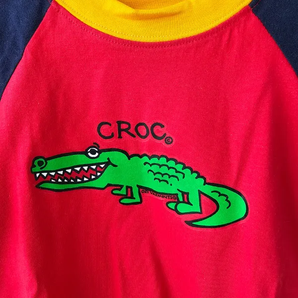 Ozi Varmints Contrast 100% Cotton T-Shirt RNS - Croc