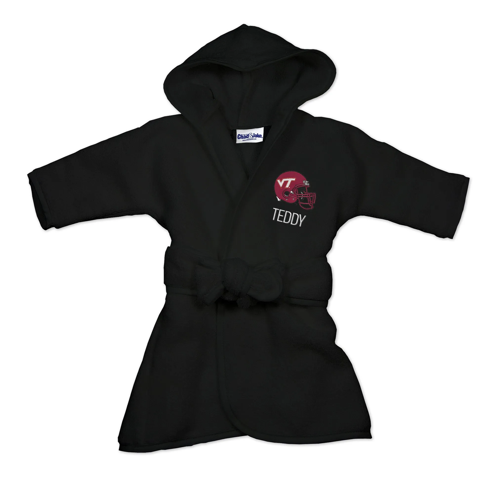 Personalized Virginia Tech Hokies Helmet Robe